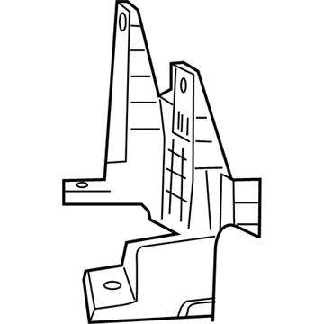 Dodge 53032453AE Lower Cover Bracket