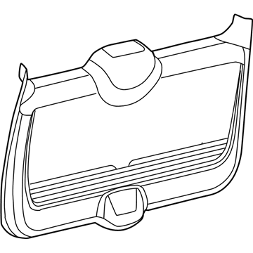 Chrysler RK04BDAAH Lift Gate Trim