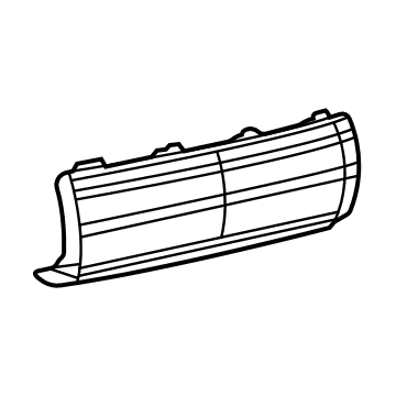 Mopar 6SF25GXHAC Bezel - Hitch 6SF25GXHAC Mopar Bezel - Hitch Illustration 1 of 1