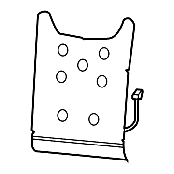 Dodge 68612634AA Seat Back Heater