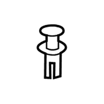 Dodge 1AR96DX9AA Bumper Cover Rivet