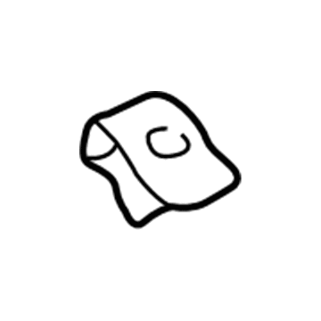 Dodge MU470013 Quarter Trim Panel Clip