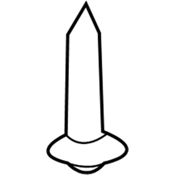 Mopar 6104568AA Bumper Cover Retainer, Rear