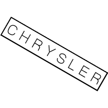 Chrysler 4805060 Nameplate