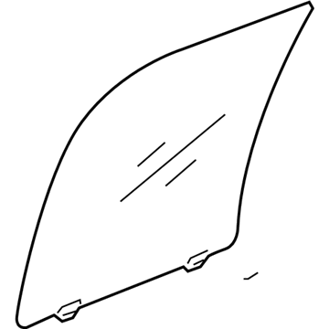 Dodge 55276108AD Door Glass