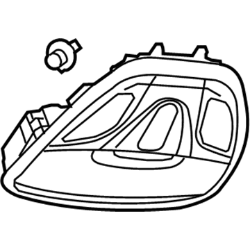 Mopar 1WH461L2AA Front Lamp Assembly, Beige Mopar 1WH461L2AA Front Lamp Assembly, Beige