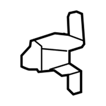 Dodge 5074257AB Upper Hinge