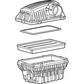 Ram Air Filter Box - 68264882AC