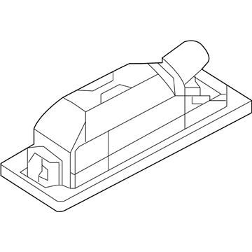 Jeep 68582284AA License Lamp