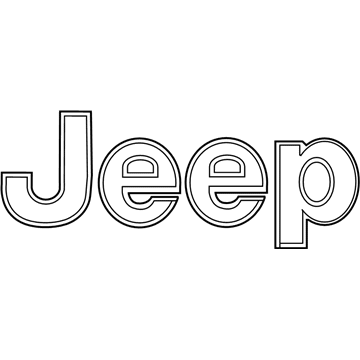 Jeep 68243730AA Nameplate