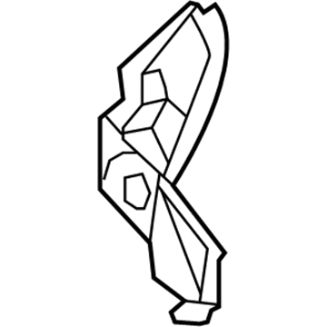 Mopar 68081475AA Tail Lamp Pocket, Rear Driver Side