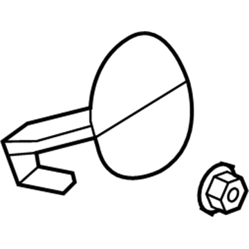 2010 Chrysler Sebring Fuel Door - 5008733AF