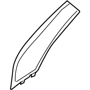 Jeep 6UM44MS7AA Windshield Pillar Trim