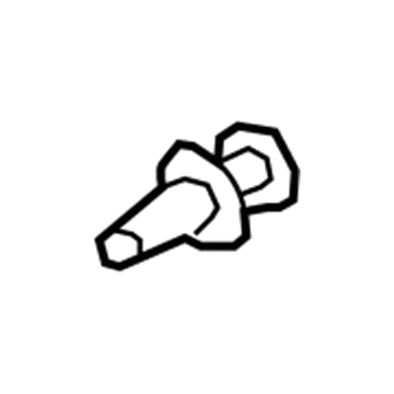 Jeep 6510891AA Upper Center Pillar Trim Retainer