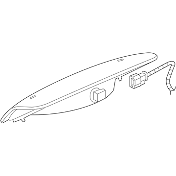 Mopar 55077425AD High Mount Lamp, Rear Center