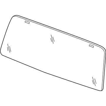 Dodge 55360924AA Lift Gate Glass