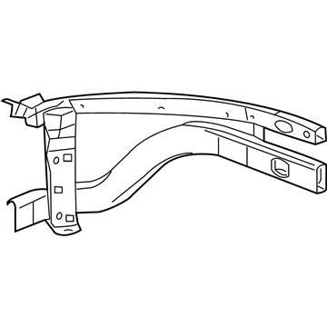 Mopar 68095950AH Side Rail, Front Passenger Side