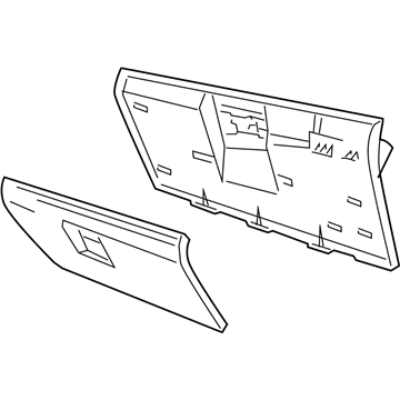 Dodge 1DB901J8AA Glove Box Assembly