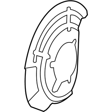 Jeep Wrangler Brake Dust Shield - 68444104AB