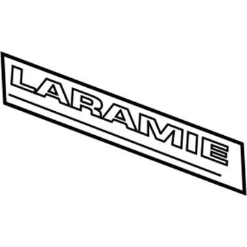 Ram 68001724AA Nameplate