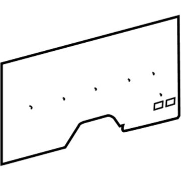 Mopar 5123225AA Compartment Trim, Driver Side Mopar 5123225AA Compartment Trim, Driver Side