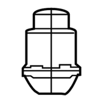 Jeep 6509422AA Wheel Nut