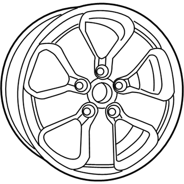 Jeep 1HX65AAAAC Wheel, Alloy
