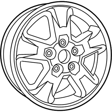 Jeep 1HX64GSAAC Wheel, Alloy