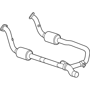 Dodge Ram 2500 Exhaust Pipe - 52121210AB