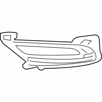 Chrysler 68227213AB Fog Lamp Bezel