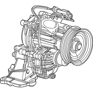 Jeep Cherokee Water Pump - 68657003AA