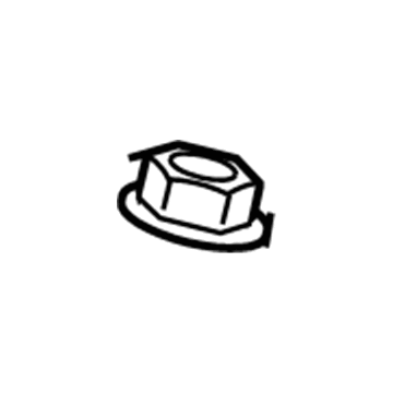 Jeep 6101696 Converter & Pipe Nut