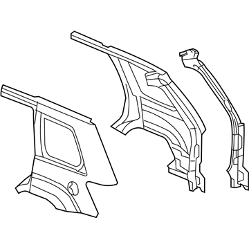 Jeep 5142300AI Quarter Panel Assembly
