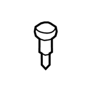 Jeep 6512441AA Cowl Top Panel Screw