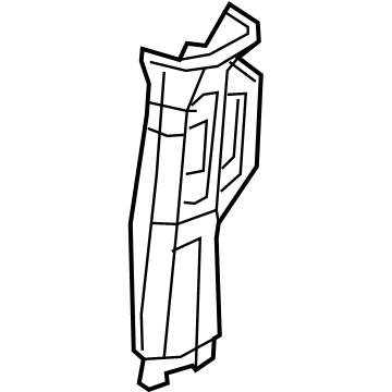 Jeep 7UF44TX7AA Upper Center Pillar Trim