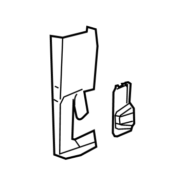 Jeep 6EN00TX7AC Lower Center Pillar Trim
