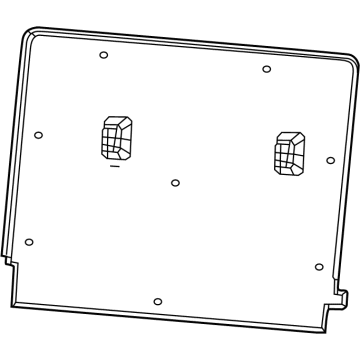 Jeep 7JC96TX7AB Seat Back Panel