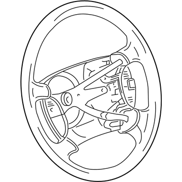 2008 Chrysler Aspen Steering Wheel - 1GK181DBAA