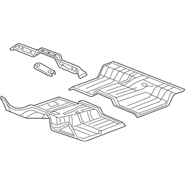 Ram Floor Pan - 68269461AE