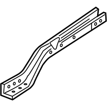 Mopar 5017556AD Rail, Rear Passenger Side