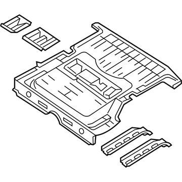 Chrysler PT Cruiser Floor Pan - 5016289AD