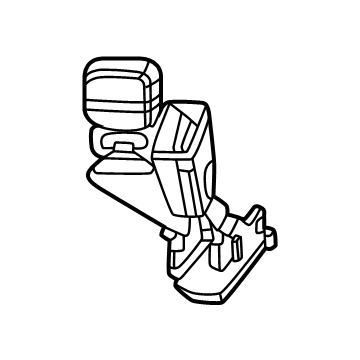 Dodge 7MM61TX7AA Center Buckle