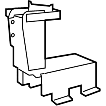 Dodge 5064046AA DVD Unit Front Bracket