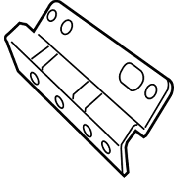 Dodge 5064047AA DVD Unit Rear Bracket