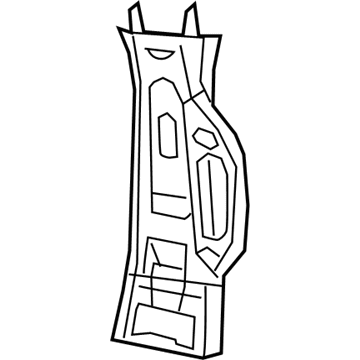 Ram 1MH96HL1AD Upper Center Pillar Trim