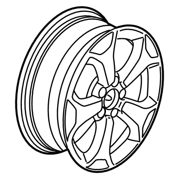 Jeep 6VN22RXFAA Wheel, Alloy