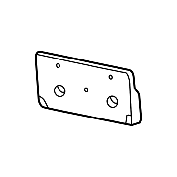 Ram License Plate - 68141643AA