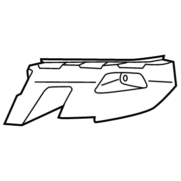 Ram 68104945AE Upper Cover Inner Support