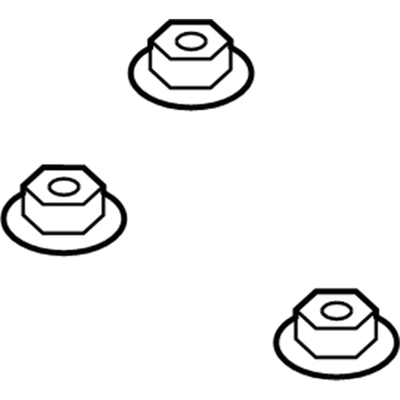Chrysler 6506152AA Upper Mount Nut