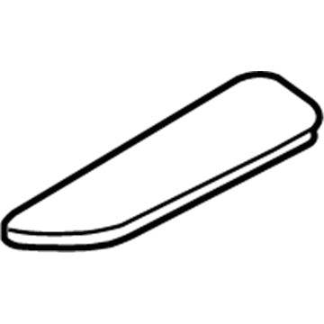 Mopar TR32GBCAB Handle Cover, Blue, Front Passenger Side